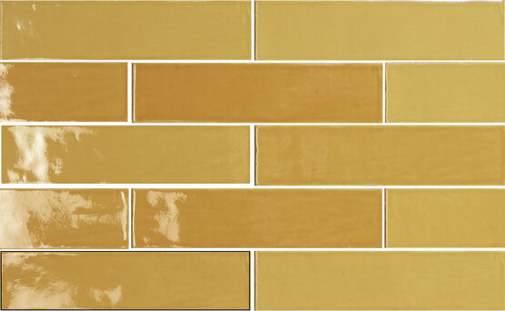 DYNAMIC MOSTAZA 7,5X30 BRILLO Pasta blanca - CARMEN