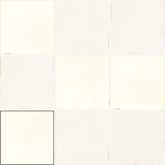 SOUK BONE 13X13 LUCIDO Pasta bianca - CARMEN