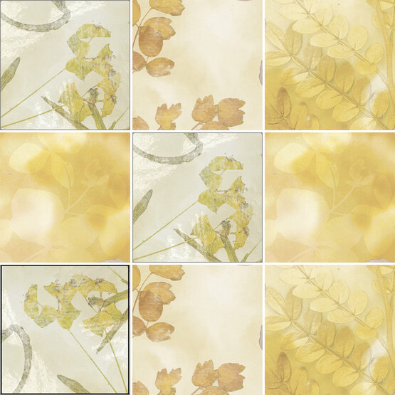 KASBAH OCRE MIX 13X13 LUCIDO Pasta bianca - CARMEN
