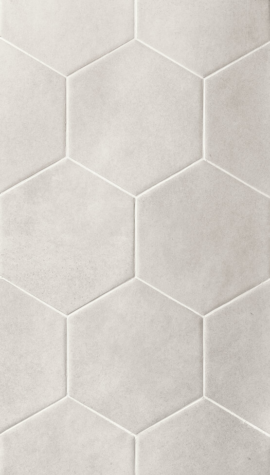 HEXAWORK B BIANCO 21X18,2 MATT Feinsteinzeug - CARMEN