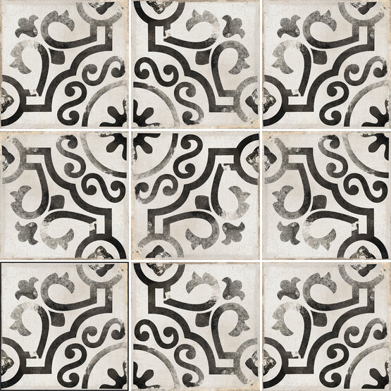 RANCHO BLACK 15X15 MATE Porcelánico - CARMEN