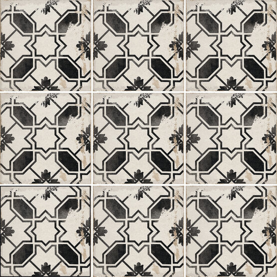 CALETA BLACK 15X15 MATE Porcelánico - CARMEN