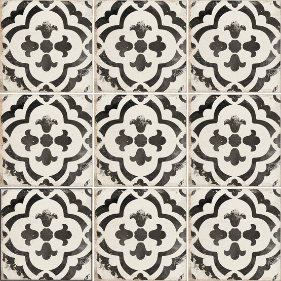 MONTE BLACK 15X15 MATE Porcelánico - CARMEN