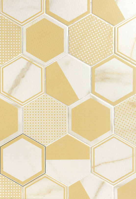 HEXA BOHO CALACATTA SLOW 13,9X16 LUCIDO Gres porcellanato - CARMEN