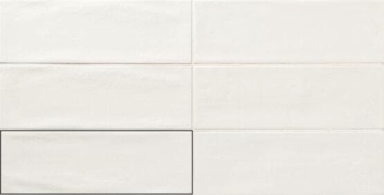 BELVEDERE WHITE 10X30 GLOSSY Red body - APE