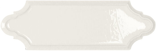MECOX SNOW CRACKLED 5X15 BRILLANT Pâte blanche - CARMEN