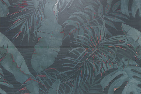 DECOR SET(2) LOST PARADISE GREEN 40X120 MATE Pasta blanca - APE