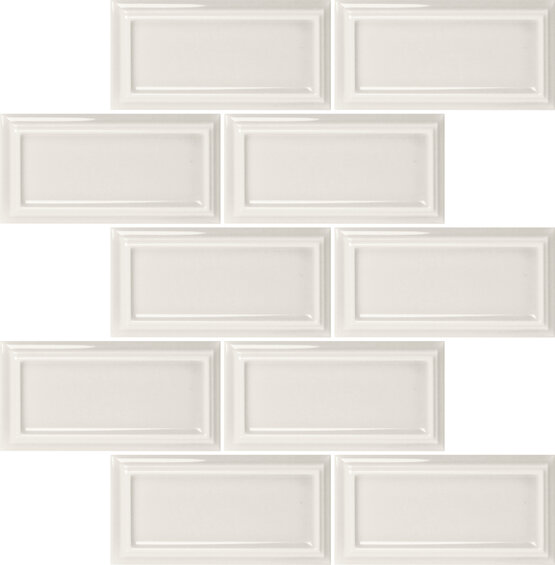 MALLA TIANA SNOW 33X33 ГЛЯНЦЕВЫЙ Белая масса - CARMEN