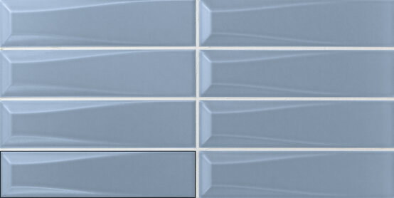 PYRAMID BLUE 5X20 MATE Pasta blanca - CARMEN