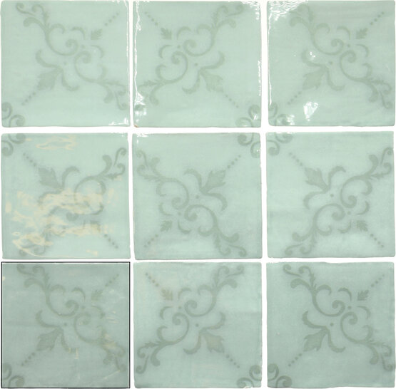 MOURA ACQUA 13X13 LUCIDO Pasta bianca - CARMEN