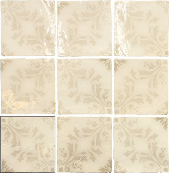 PONTES BEIGE 13X13 LUCIDO Pasta bianca - CARMEN