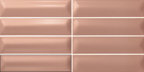 THREE-D TERRACOTA 5X20 MATE Pasta blanca - CARMEN