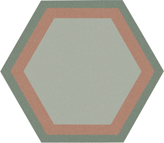 HEXAGON NICE MIX 23X26 MATE Pasta blanca - CARMEN