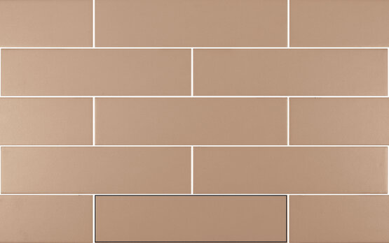 SMOOTH TERRACOTA 6,3X25 OPACO Pasta bianca - CARMEN