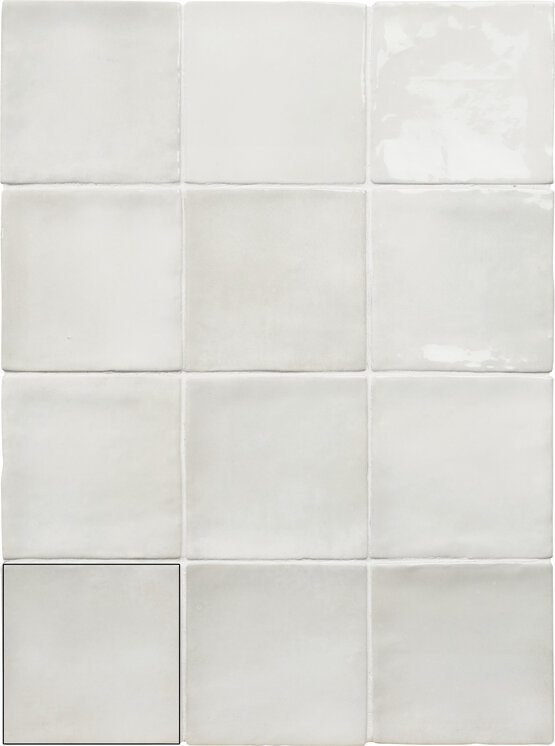 SEVILLE SNOW 10X10 GLOSSY White body - CARMEN
