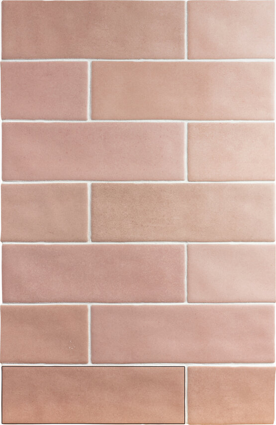 TOSCANA HOT PINK 6,5X20 SATINADO Pasta blanca - CARMEN