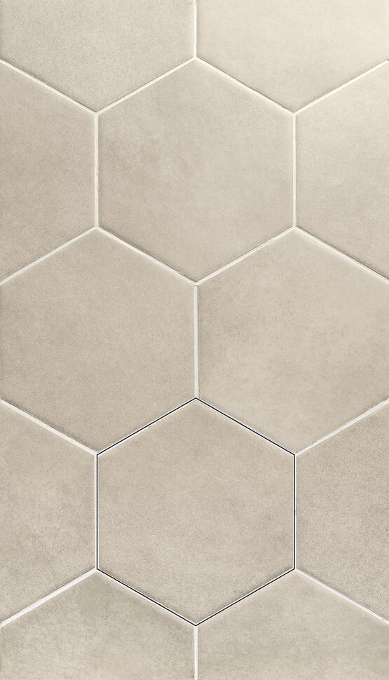 HEXAWORK B TAUPE 17,5X20,2 MATT Feinsteinzeug - CARMEN