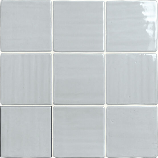 MANACOR BLUE 11,8X11,8 BRILLO Pasta blanca - CARMEN
