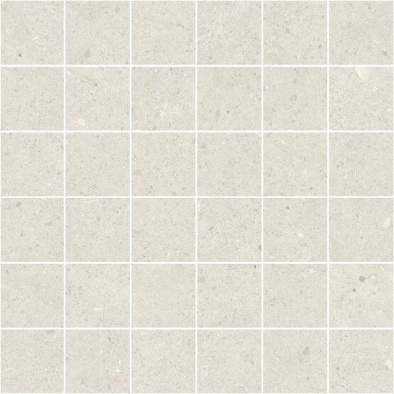 MOSAICO KINSTONE CHALK 30X30 (5X5) MATT Feinsteinzeug - APE