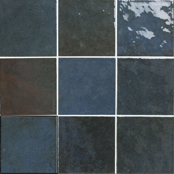 NIAGARA BLUE 15X15 BRILLO Porcelánico - CARMEN
