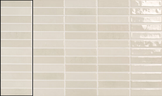 PIM CREAM 10X30 LUCIDO Pasta bianca - CARMEN