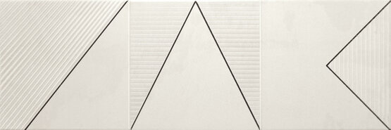DECOR FORMS III WHITE 20X60 OPACO Pasta rossa - APE