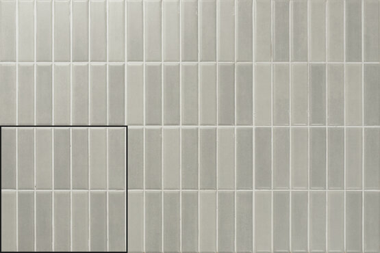 INCISION ACQUARELLA GREY 20X20 MATT White body - CARMEN