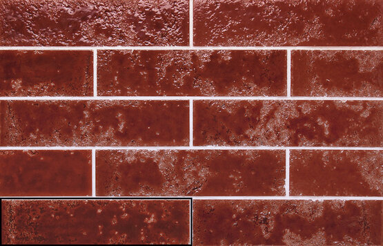 PUKKA TERRACOTTA 6,4X26 ГЛЯНЦЕВЫЙ Белая масса - CARMEN