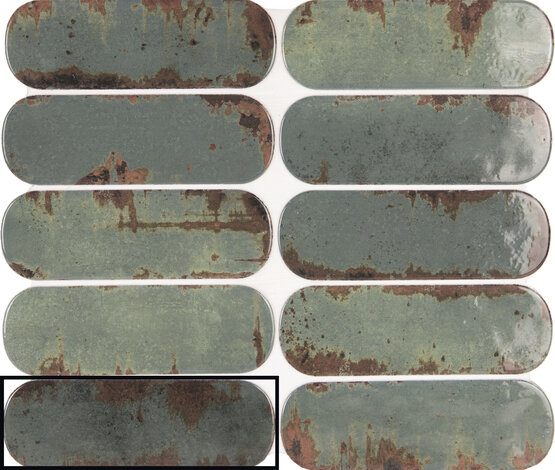 FUNKY AQUA 5X15 LUCIDO Gres porcellanato - CARMEN
