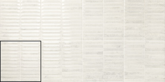 INCISION MOONSTONE WHITE 20X20 LUCIDO Pasta bianca - CARMEN
