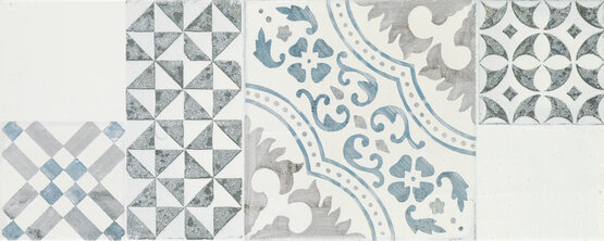 DECOR CIRCUS II WHITE 20X50 MATE Pasta roja - APE