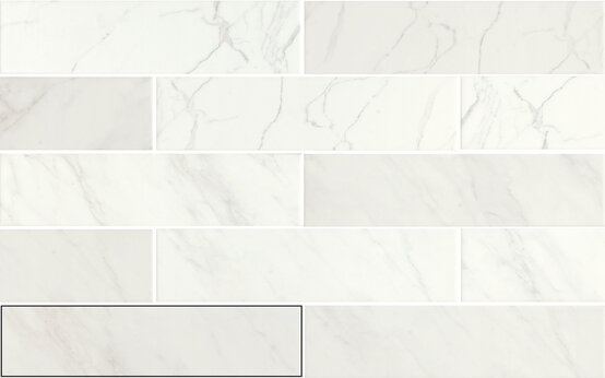 VERONA WHITE 7,5X30 MATE Pasta blanca - CARMEN
