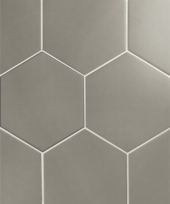 HEXAGON SLATEGREY 17,5X20,2 MATT Porcelain stoneware - CARMEN
