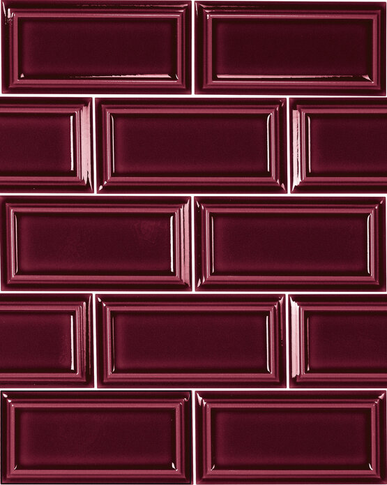 ORIENT CHERRY CRACKLED 6,5X13 ГЛЯНЦЕВЫЙ Белая масса - CARMEN