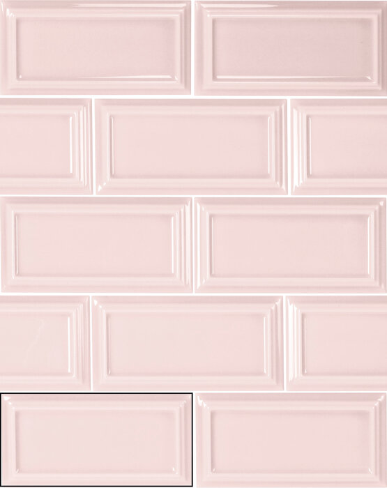 TIANA PINK 6,5X13 ГЛЯНЦЕВЫЙ Белая масса - CARMEN
