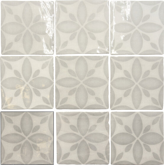 MARIZA GREY 13X13 LUCIDO Pasta bianca - CARMEN