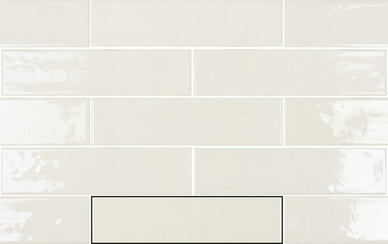 MUD WHITE 7,5X30 BRILLANT Pâte blanche - CARMEN