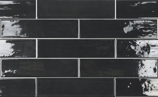 MUD GRAPHITE 7,5X30 BRILLANT Pâte blanche - CARMEN