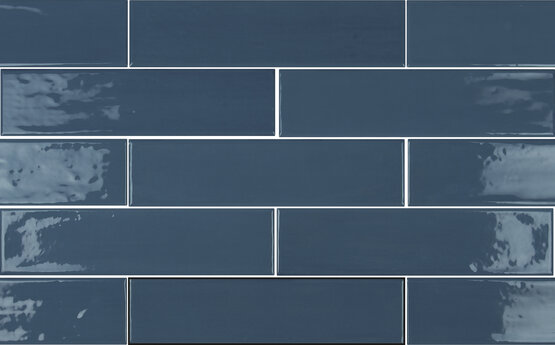 MUD BLUE 7,5X30 BRILLANT Pâte blanche - CARMEN