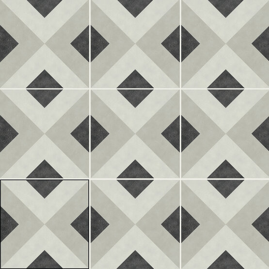 BRIANNA COAL 15X15 OPACO Gres porcellanato - CARMEN