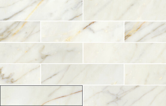 CALACATTA SLOW MATT 7,5X30 OPACO Pasta bianca - CARMEN