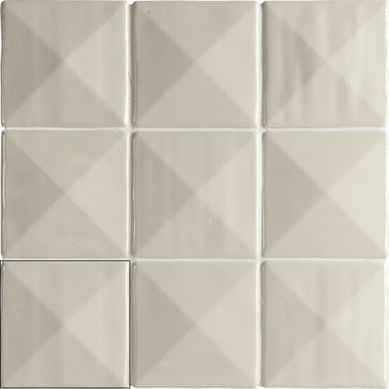 PETRA GREY 11,8X11,8 BRILLO Pasta blanca - CARMEN