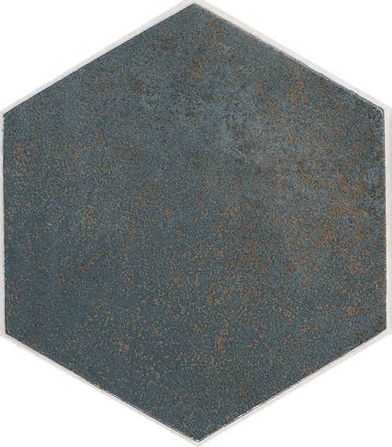 HEXA MAGNETISM BLUE 13,9X16 MATT Porcelain stoneware - CARMEN