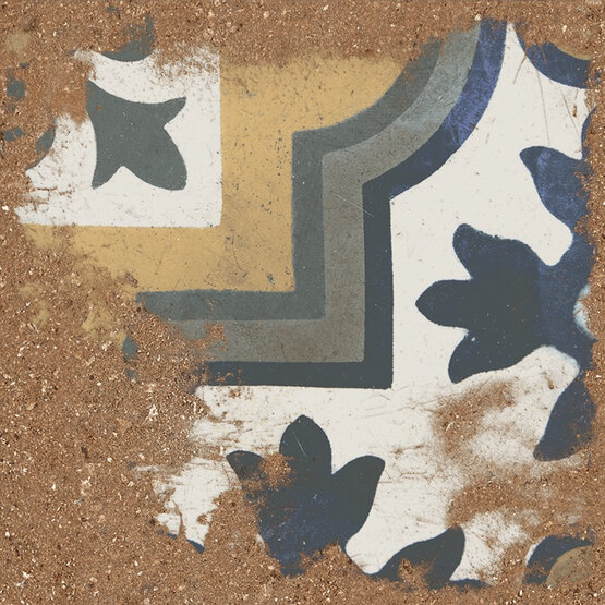 NESSO COTTO MIX RECT 20X20 MATE Porcelánico - CARMEN