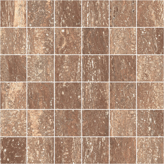 MOSAICO ARDOME RED 30X30 (5X5) MATT Porcelain stoneware - APE