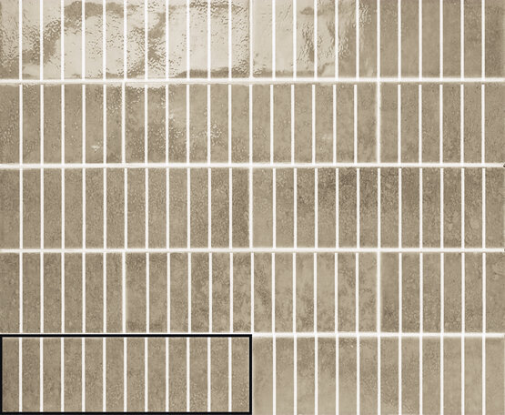 TOUCH TAUPE 10X30 LUCIDO Pasta bianca - CARMEN