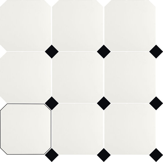 EIGHT WHITE 20X20 MATT Feinsteinzeug - CARMEN
