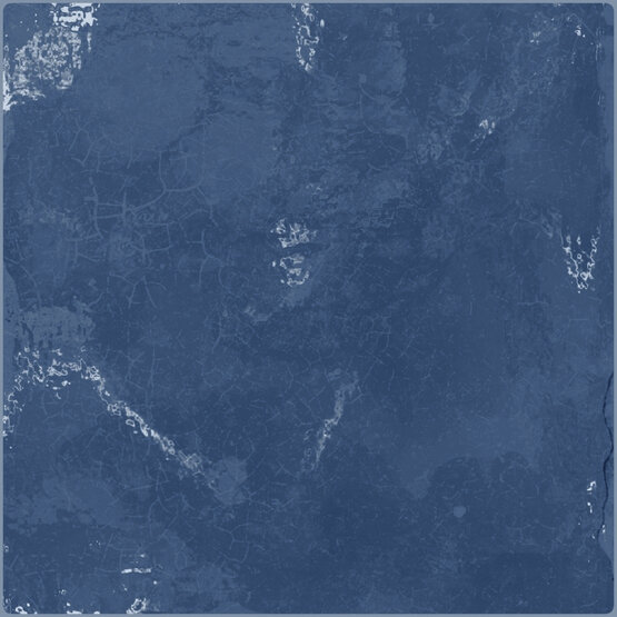 SOUK BLUE 13X13 LUCIDO Pasta bianca - CARMEN