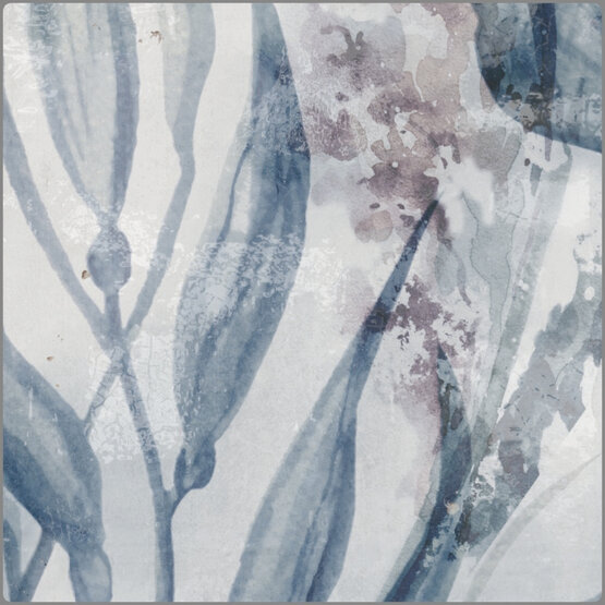 KASBAH BLUE MIX 13X13 LUCIDO Pasta bianca - CARMEN
