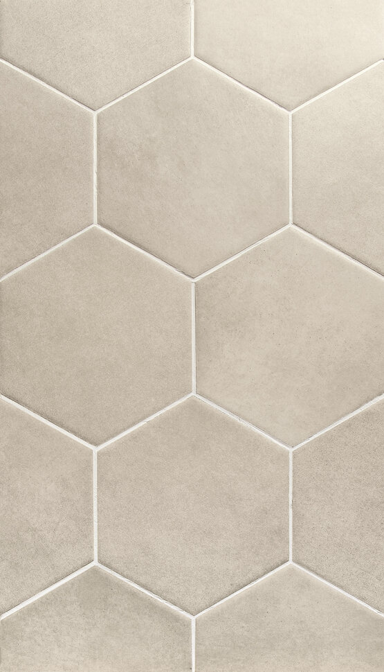 HEXAWORK B TAUPE 21X18,2 MATT Feinsteinzeug - CARMEN